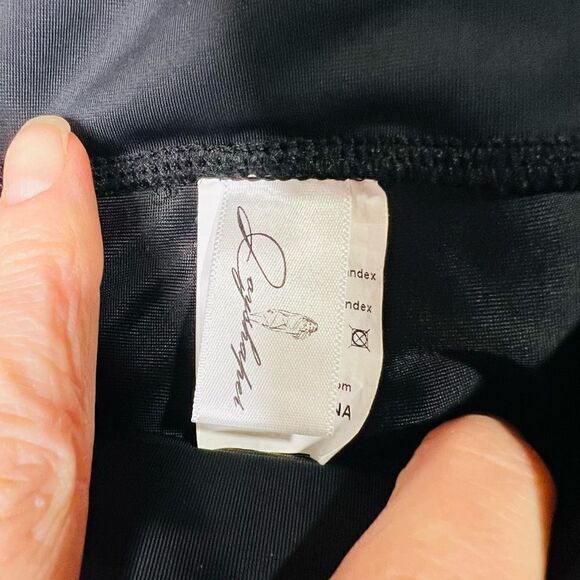 Joyshaper Black High Waisted Rise Capri Active Pants Side Phone Pockets Sz 2XL - Picture 3 of 8